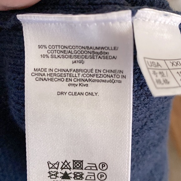 Brooks Brothers XXL Navy, Waffle Pullover - Picture 11 of 13